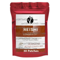 Reishi Capsules - Organic Mushroom Extract Supplement with Potent Red Vegan Supplement, 30 Patches